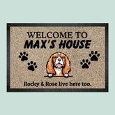 Welcome To Dog House Dog Doormat K228 888241