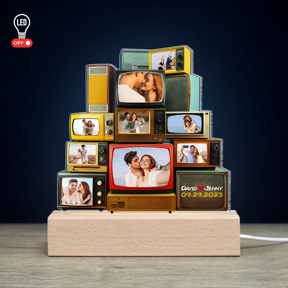 Couple, Your Love Journey Memories with Custom Photo Couple 3D Led Light, Valentine Gift, Couple Gift
